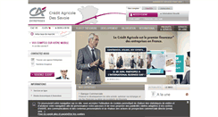 Desktop Screenshot of entreprises.ca-des-savoie.fr