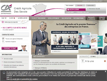 Tablet Screenshot of entreprises.ca-des-savoie.fr